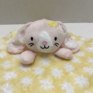 Parents Choice Bunny Rabbit Lovey Security Blanket Plush Satin Bottom 12” Walmar
